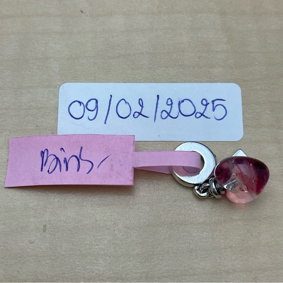 Pandora Potion heart pink Murano dangle - Picture 16 of 16